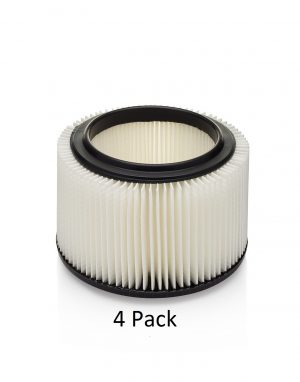 Craftsman 3 & 4 gal Replacement Filter 4 Pack, Part # 17810